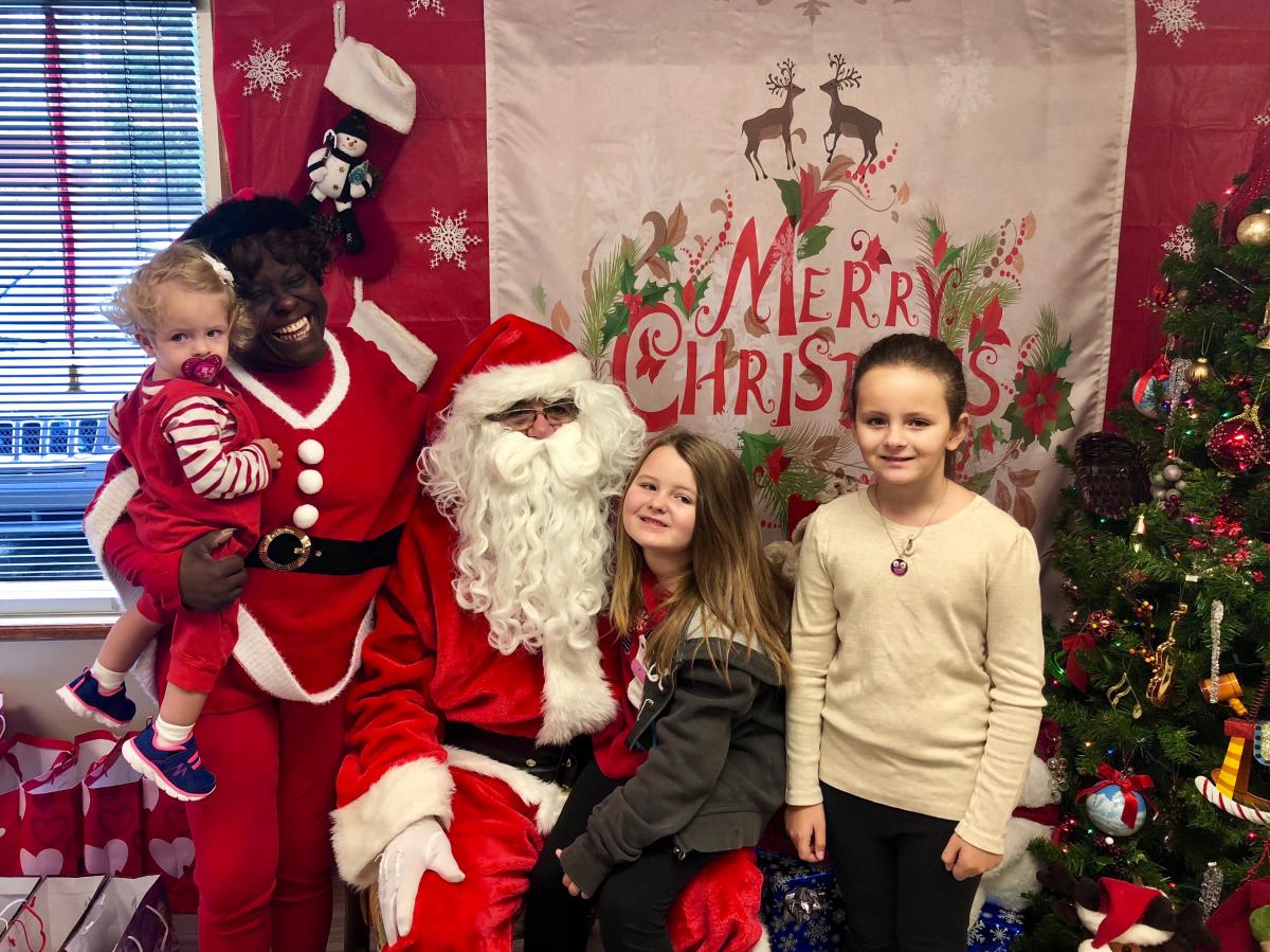 Santa Day at the Grateful Threadz store is a hit with local children