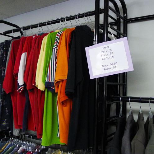 Grateful Threadz thrift store provides clothing and household goods at low cost to people in need in Appalachia