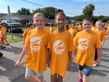 Rockcastle County students marching for Hunger Walk 