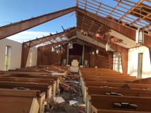 Dawson Springs Primitive Baptist Church tornado damage