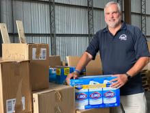 Op Sharing with Water donations for Disaster Relief