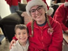 Operation Sharing Partner at Christmas Stockings distribution 