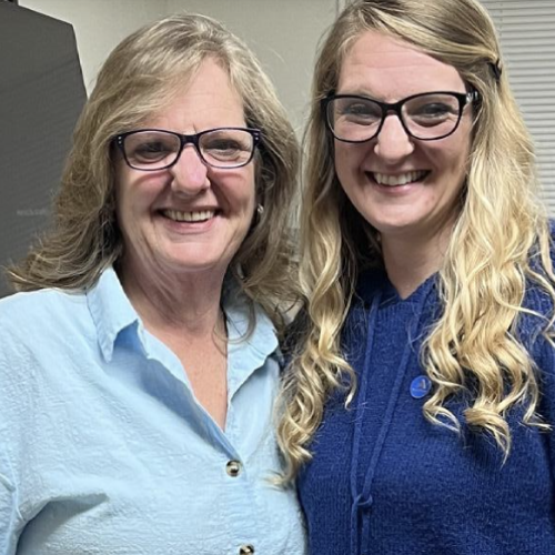 Carolyn and Sarah